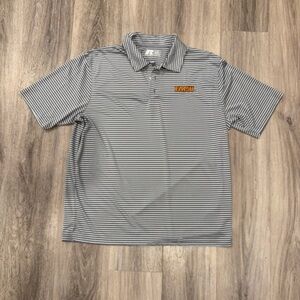 FAMU Striped Polo Shirt